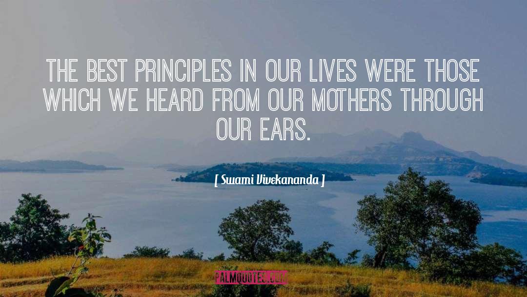 Sentimental Mother quotes by Swami Vivekananda