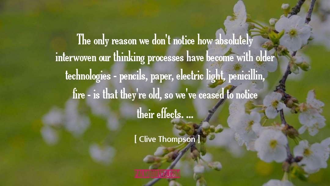 Senum Thompson quotes by Clive Thompson