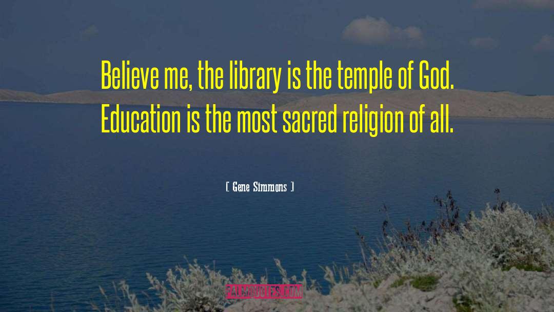 Seonggok Temple quotes by Gene Simmons