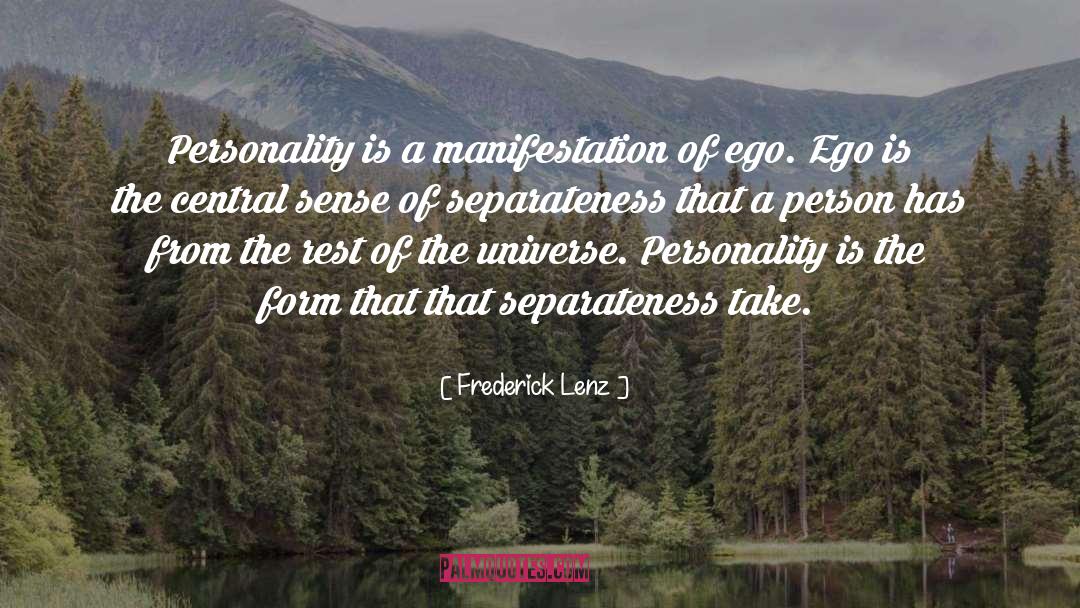 Separateness quotes by Frederick Lenz