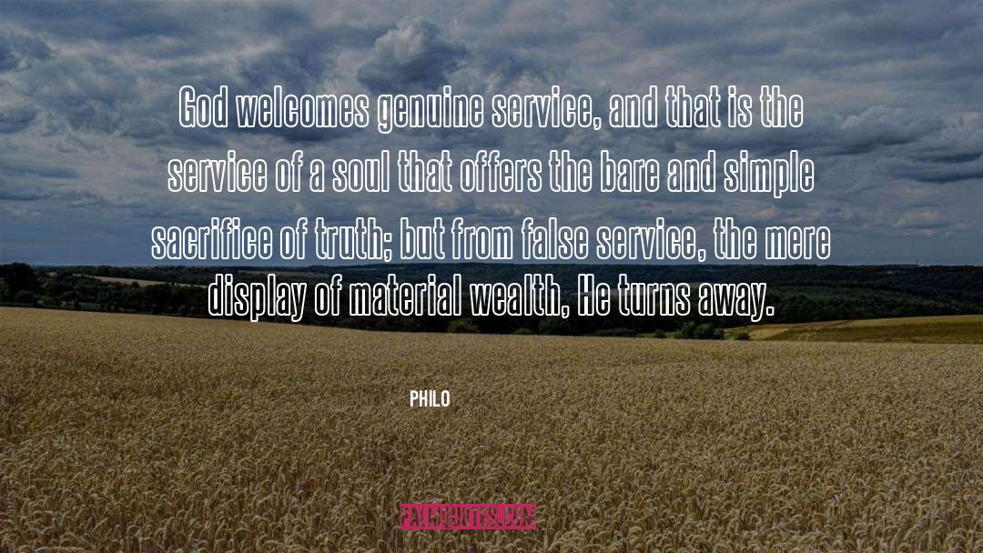 Separation From God quotes by Philo