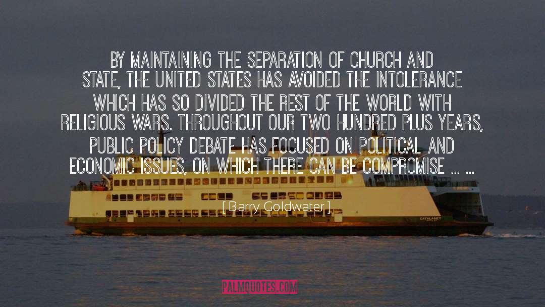 Separation Of Church And State quotes by Barry Goldwater