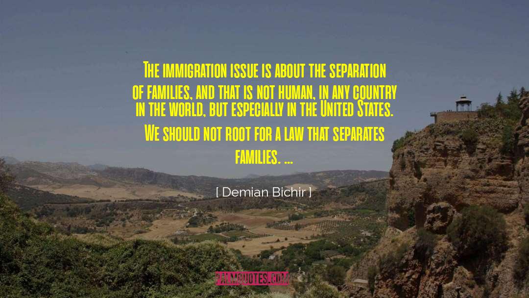 Separation Of Families quotes by Demian Bichir