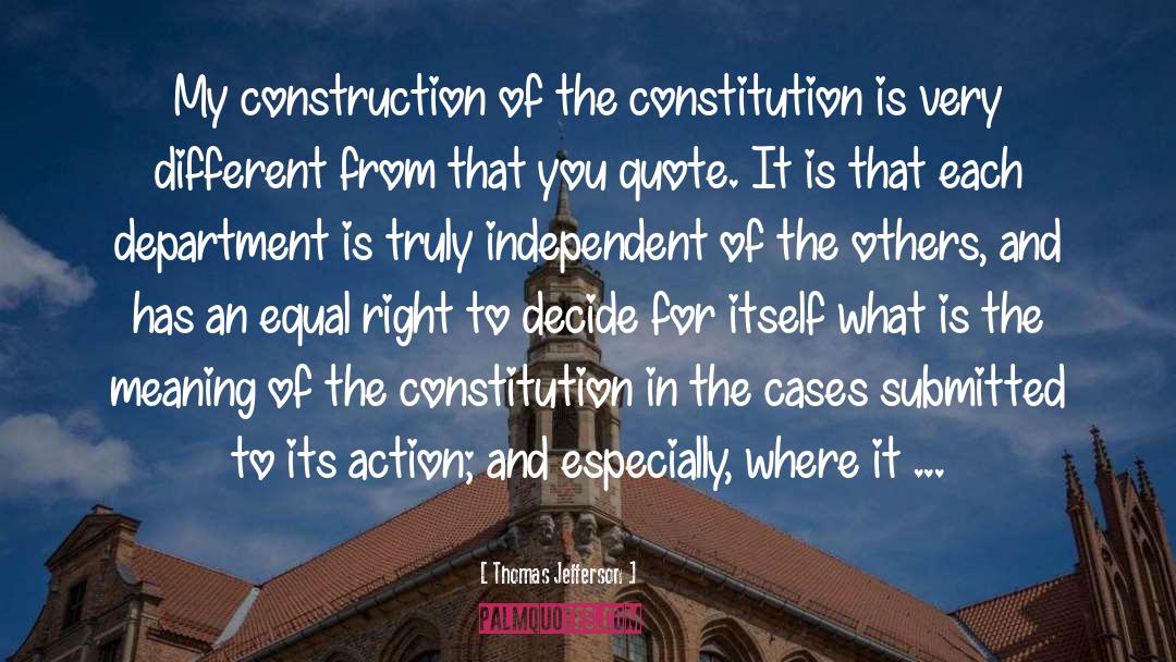 Separation Of Powers quotes by Thomas Jefferson