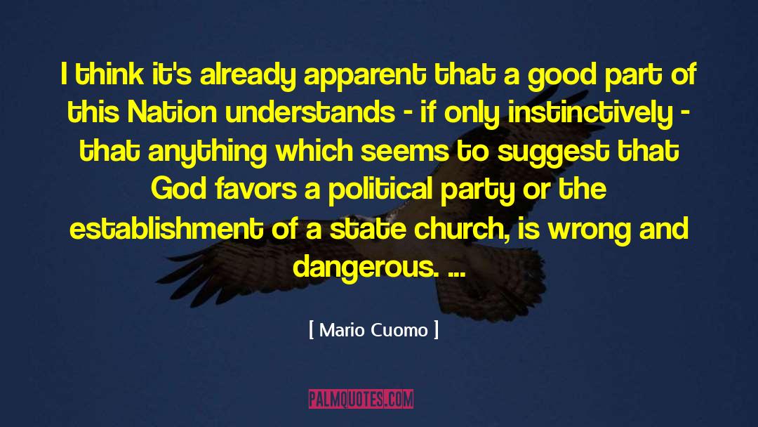 Seperation Of Church And State quotes by Mario Cuomo