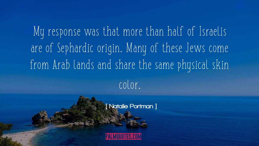 Sephardic quotes by Natalie Portman