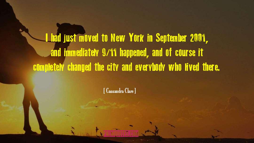Sept 11 quotes by Cassandra Clare
