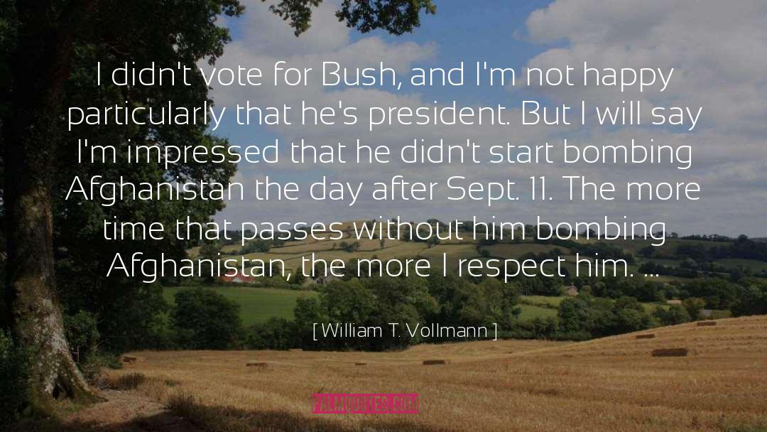 Sept 11 quotes by William T. Vollmann