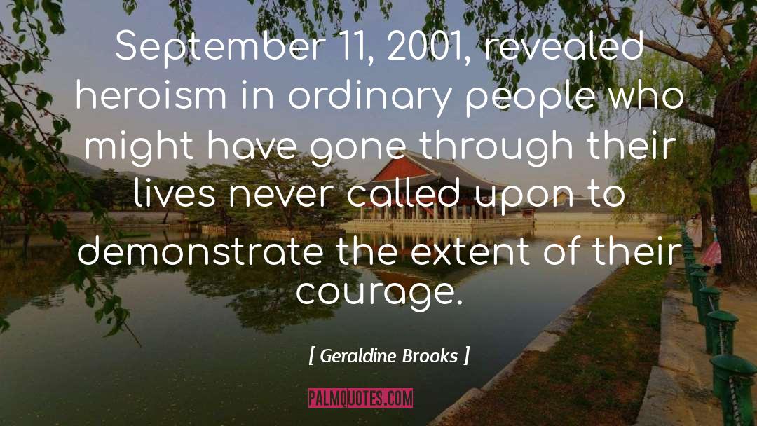 September 11 2001 quotes by Geraldine Brooks