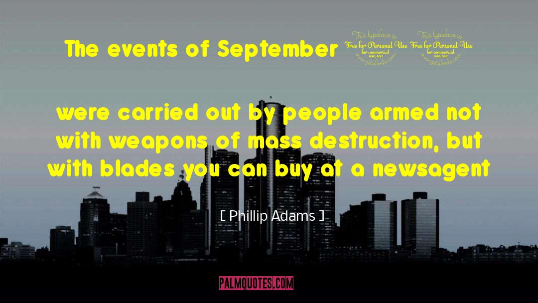 September 11 2001 quotes by Phillip Adams