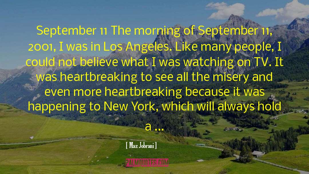 September 11 2001 quotes by Maz Jobrani