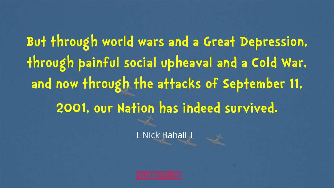 September 11 2001 quotes by Nick Rahall