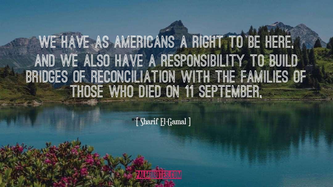 September 11 Attacks quotes by Sharif El-Gamal