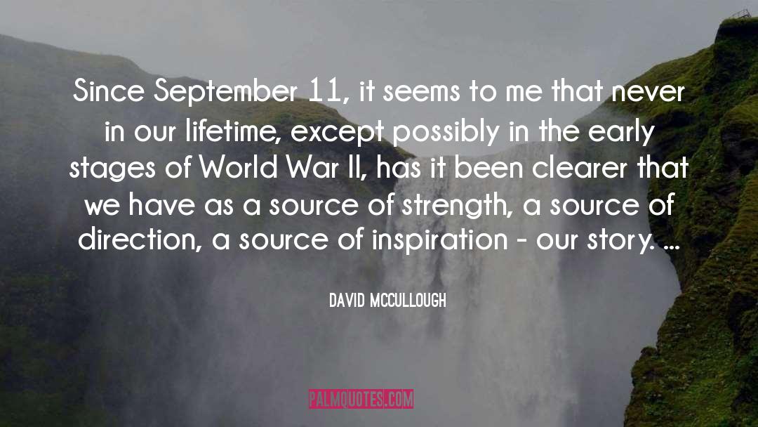 September 11 quotes by David McCullough