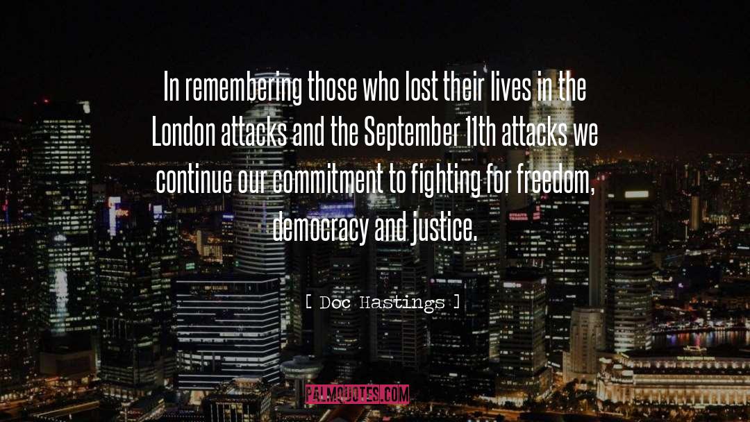 September 11th Attacks quotes by Doc Hastings