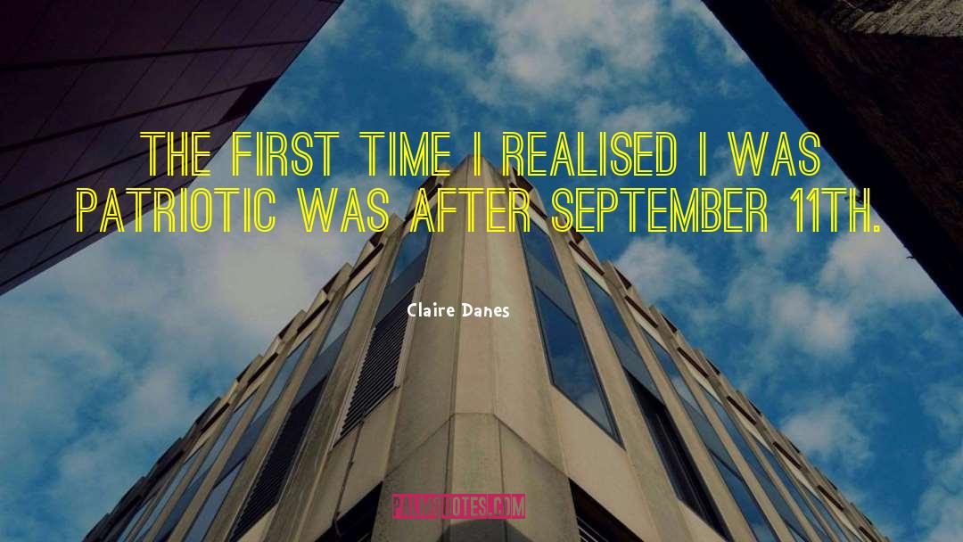 September 11th Attacks quotes by Claire Danes