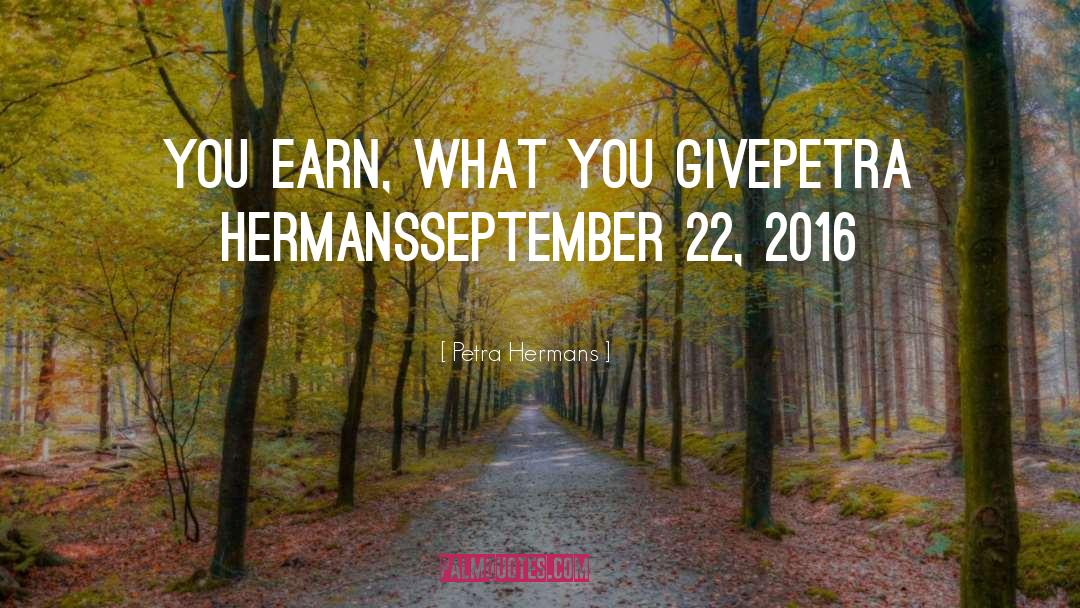 September 23 quotes by Petra Hermans