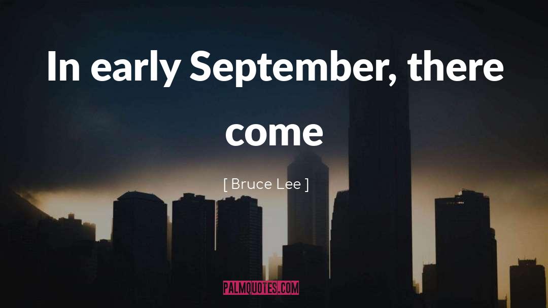 September quotes by Bruce Lee