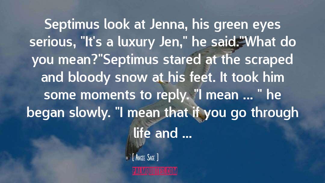 Septimus Heap quotes by Angie Sage