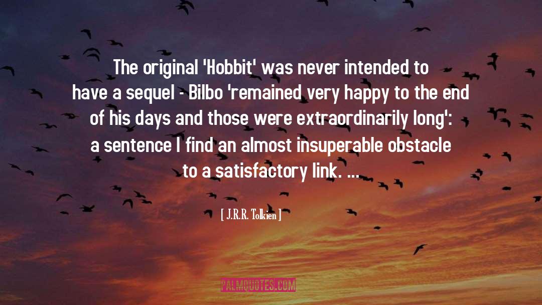 Sequel quotes by J.R.R. Tolkien