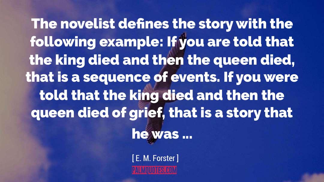 Sequence Of Events quotes by E. M. Forster