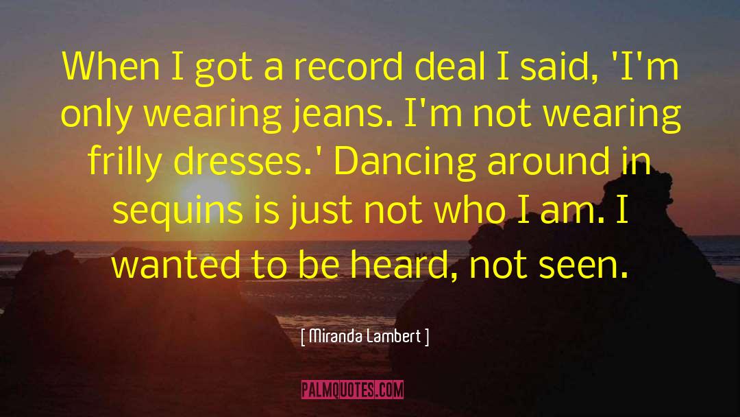 Sequins quotes by Miranda Lambert