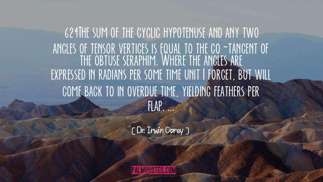 Seraphim quotes by Dr. Irwin Corey