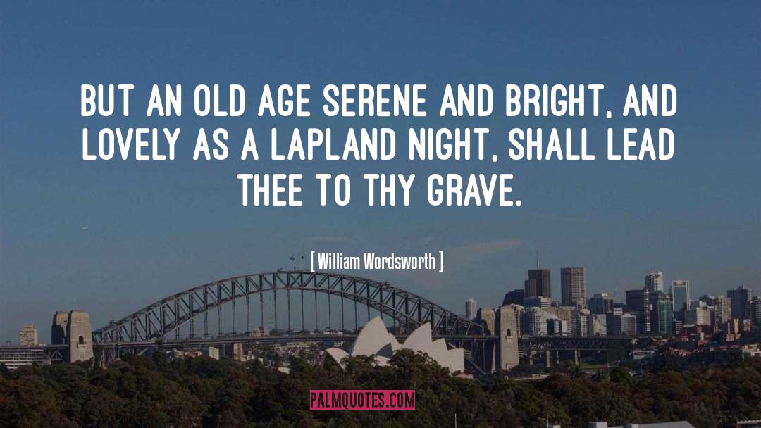 Serene quotes by William Wordsworth