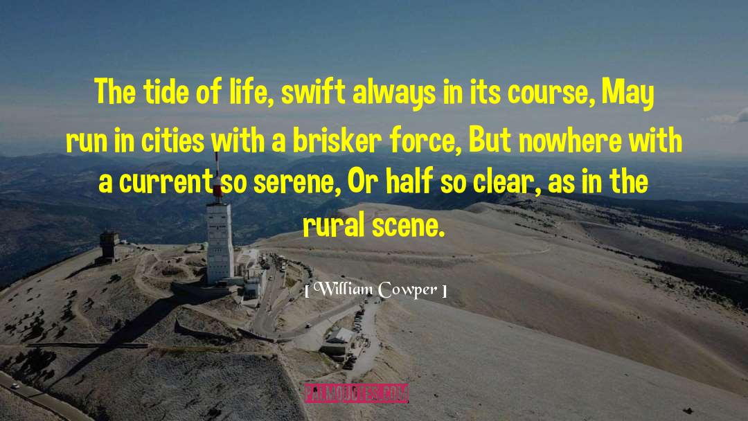 Serene quotes by William Cowper