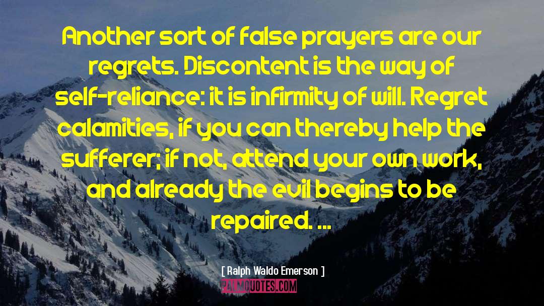 Serenity Prayer quotes by Ralph Waldo Emerson