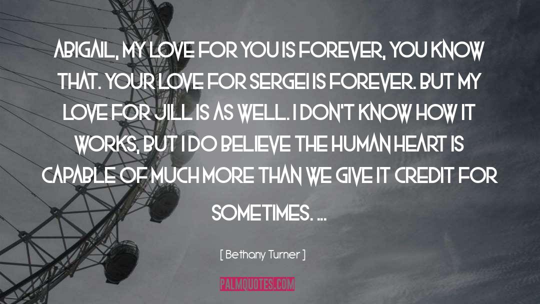 Sergei quotes by Bethany Turner