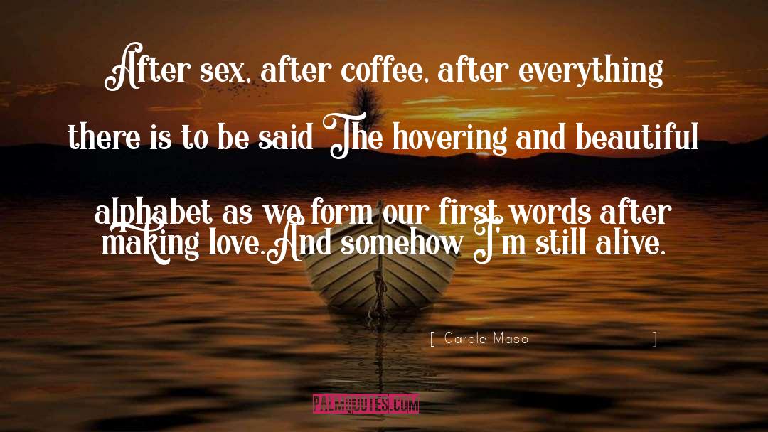 Series Love quotes by Carole Maso