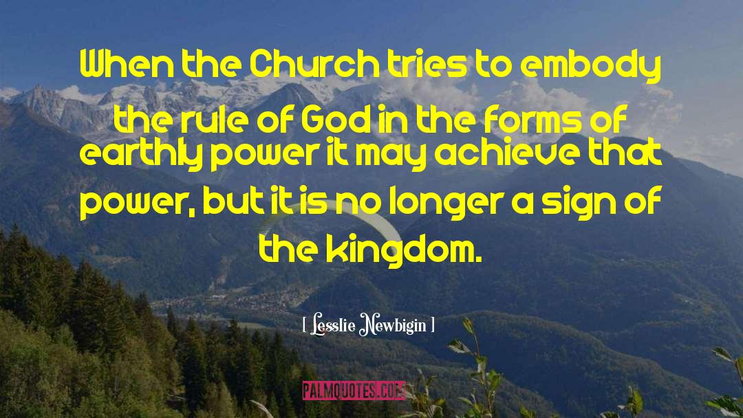 Serious Church Sign quotes by Lesslie Newbigin