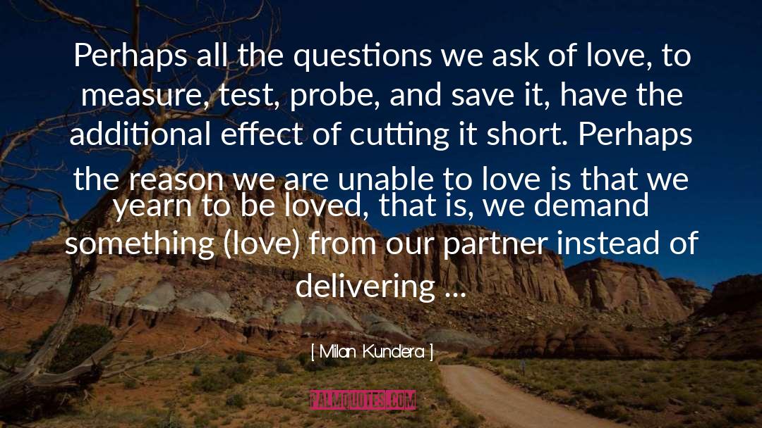 Serious Love quotes by Milan Kundera