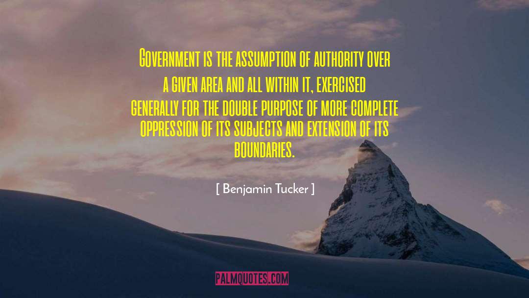 Serious Subjects quotes by Benjamin Tucker