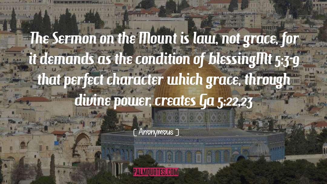 Sermon On The Mount quotes by Anonymous