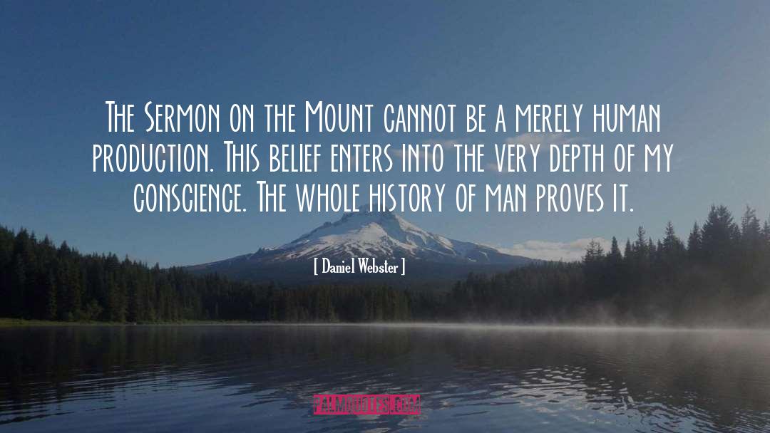 Sermon On The Mount quotes by Daniel Webster