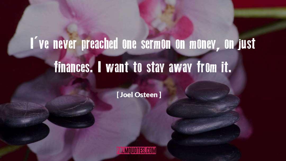 Sermon quotes by Joel Osteen
