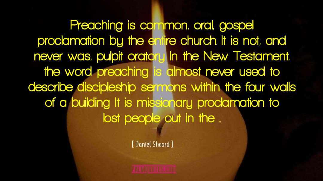Sermons In A Sentence quotes by Daniel Sheard