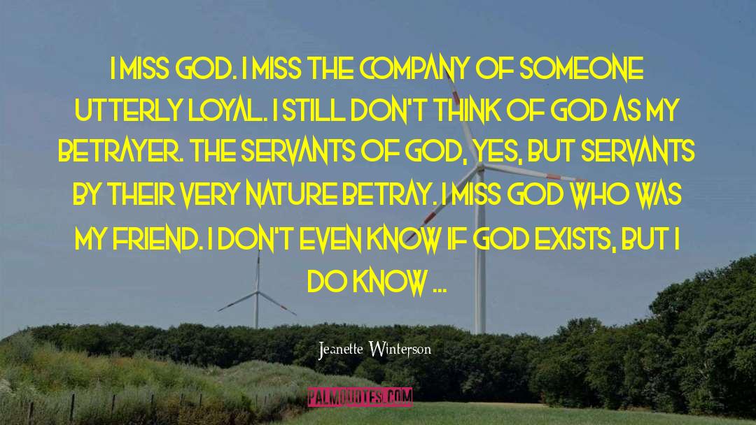Servant Of God quotes by Jeanette Winterson