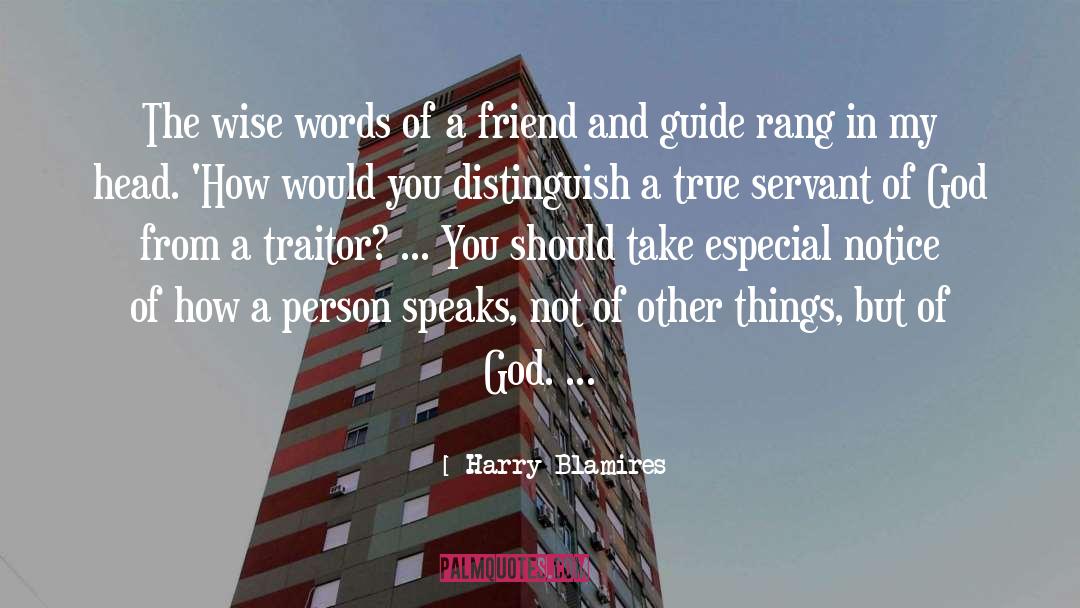 Servant Of God quotes by Harry Blamires