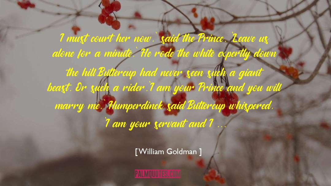 Servant quotes by William Goldman
