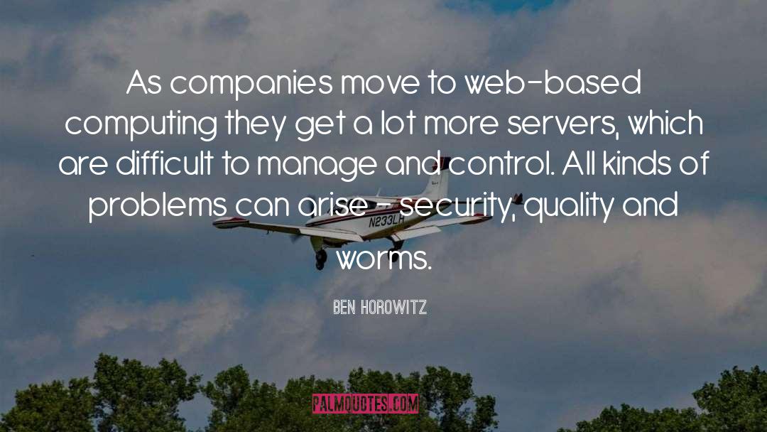 Server quotes by Ben Horowitz