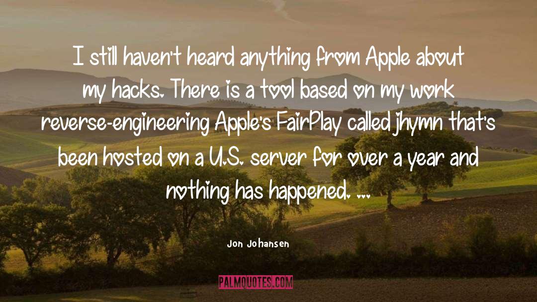 Server quotes by Jon Johansen