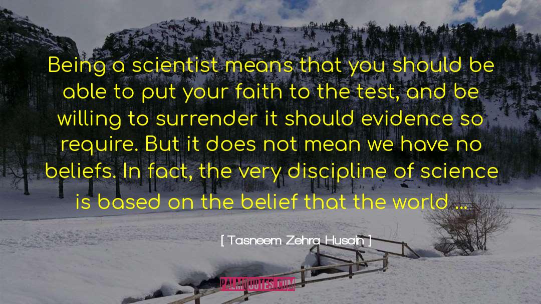 Servetus Belief quotes by Tasneem Zehra Husain