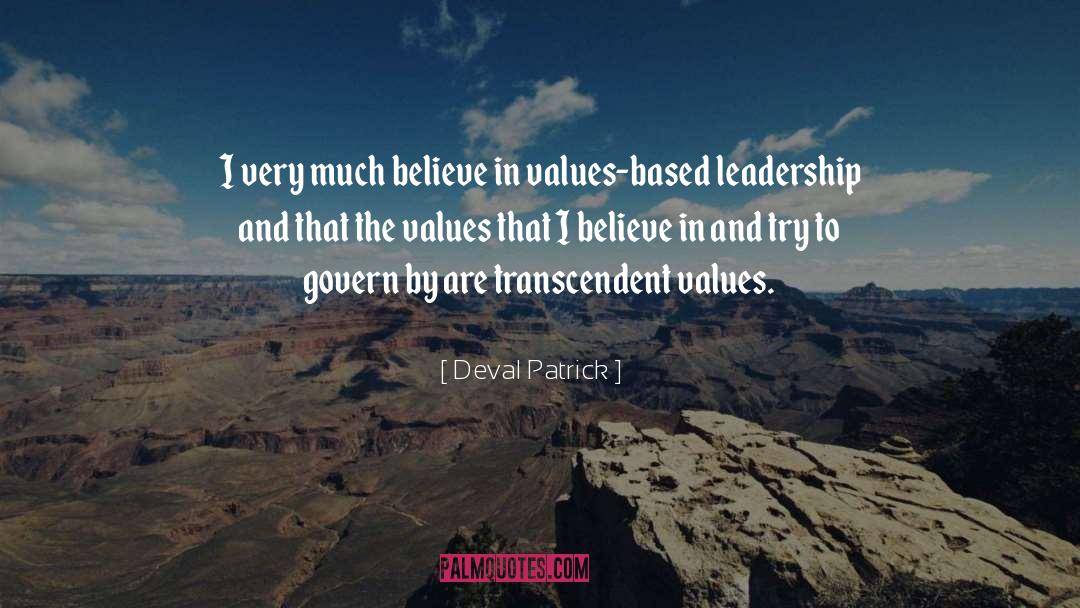 Service Based Leadership quotes by Deval Patrick