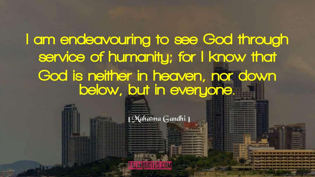 Service Of Humanity quotes by Mahatma Gandhi