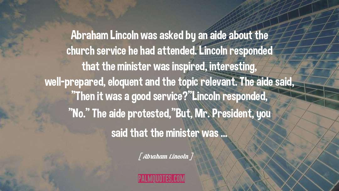 Service Providers quotes by Abraham Lincoln