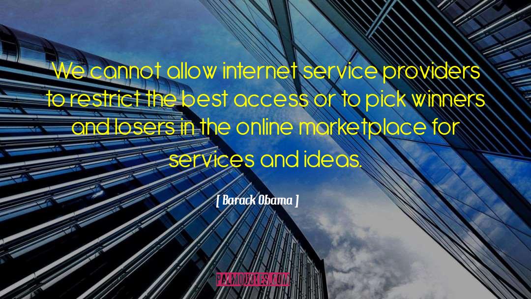 Service Providers quotes by Barack Obama