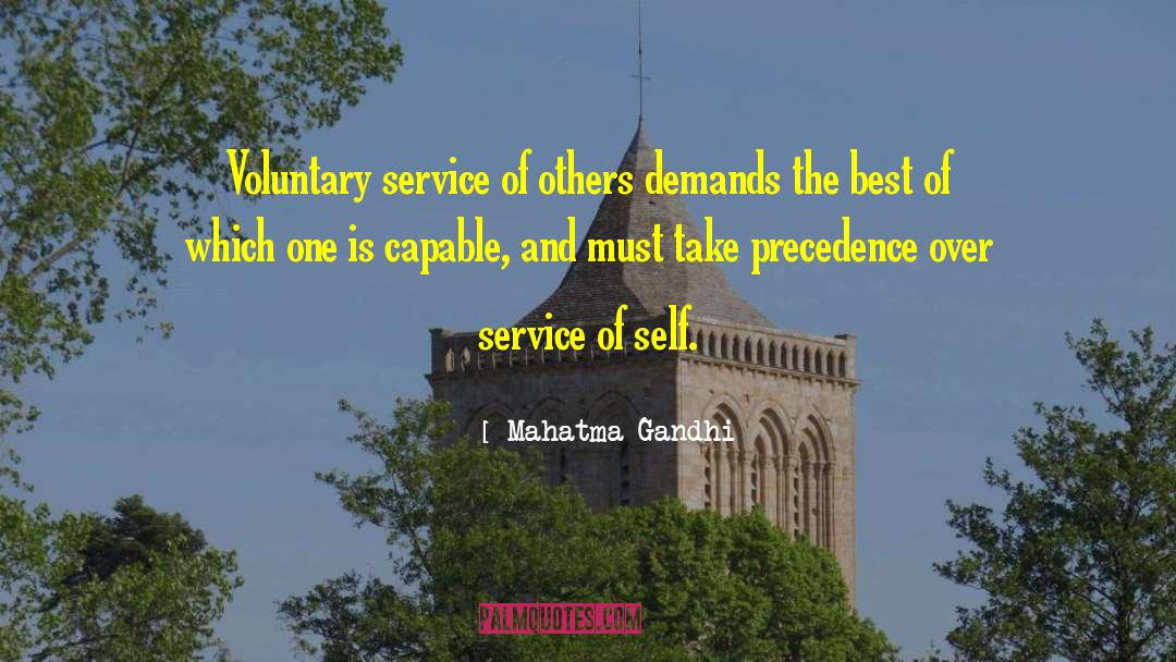Service Strength quotes by Mahatma Gandhi